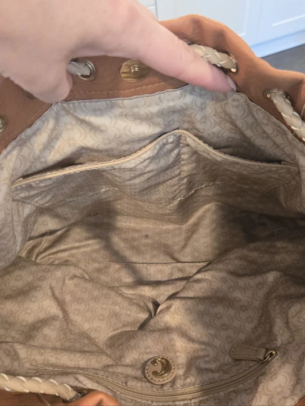 Charming Charlie Drawstring Hobo Bag